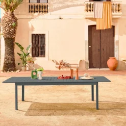 Uitschuifbare aluminium tuintafel, 10 plaatsen