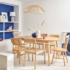 Uitschuifbare eettafel, 6-8 zitplaatsen, 160-210cm