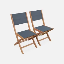 Uitschuifbare houten tuintafel met 8 stoelen