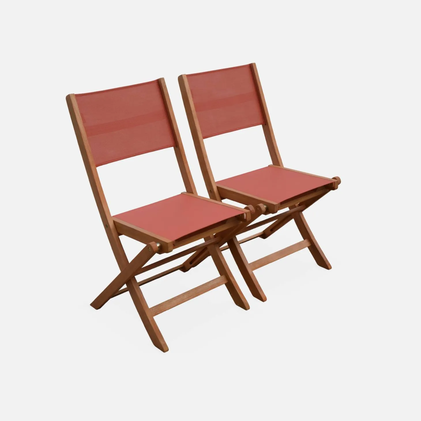 Uitschuifbare houten tuintafel met 8 stoelen
