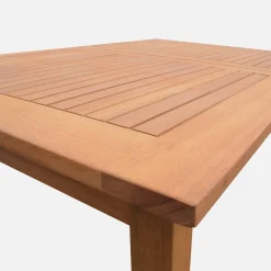 Uitschuifbare houten tuintafel 120-180cm
