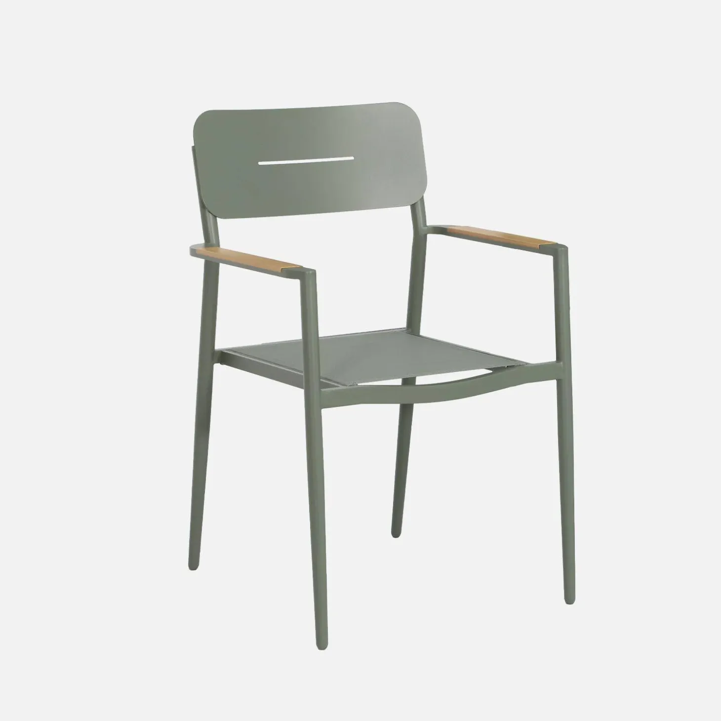 Uitschuifbare ovale tuintafel van aluminium en 10 stoelen