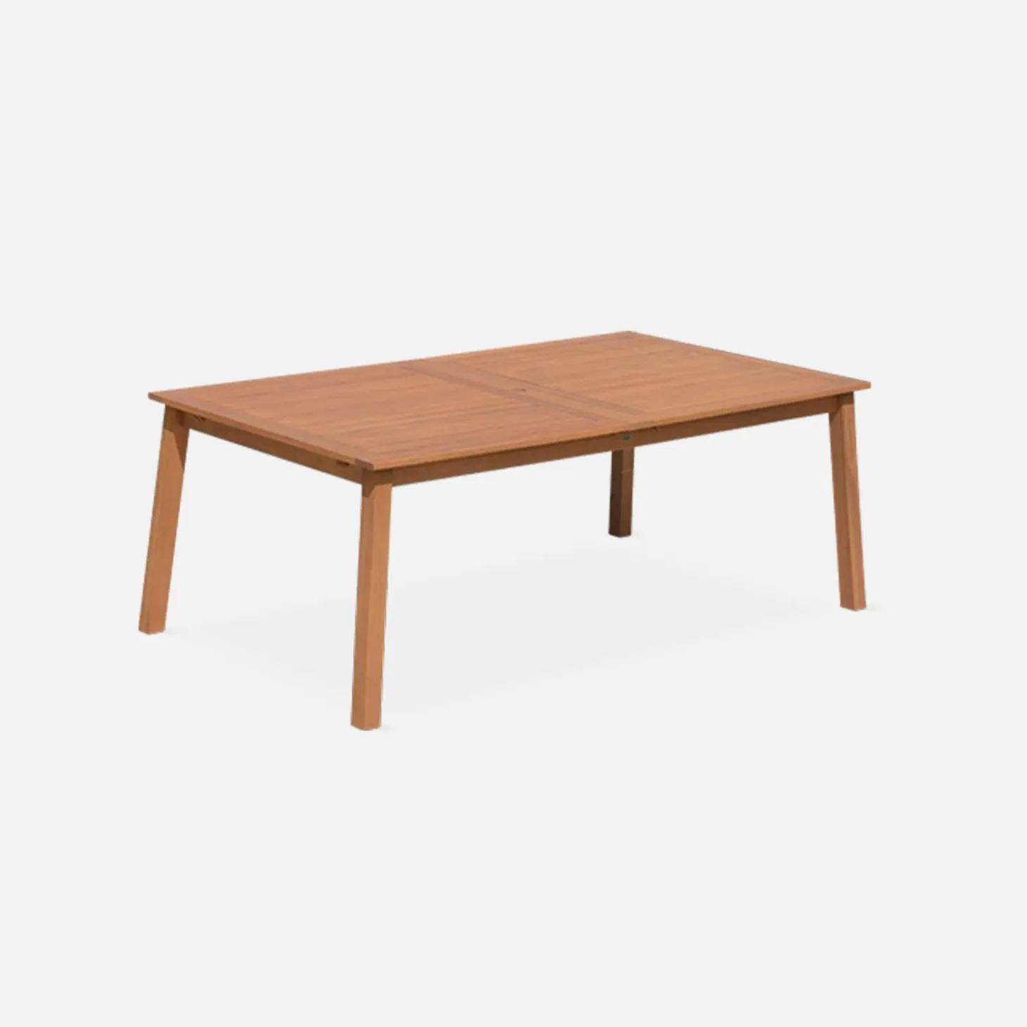 Uitschuifbare tuintafel eucalyptus hout