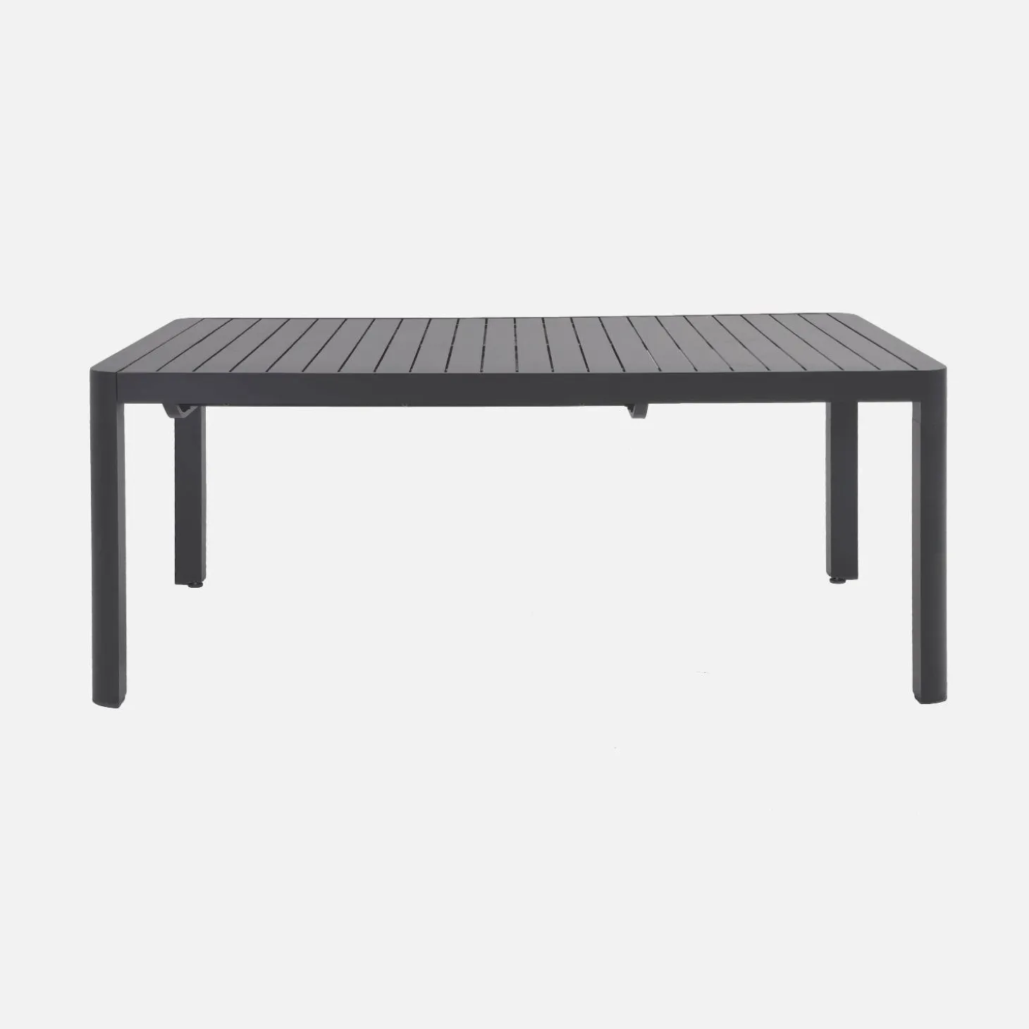Uitschuifbare tuintafel 6-10 plaatsen aluminium