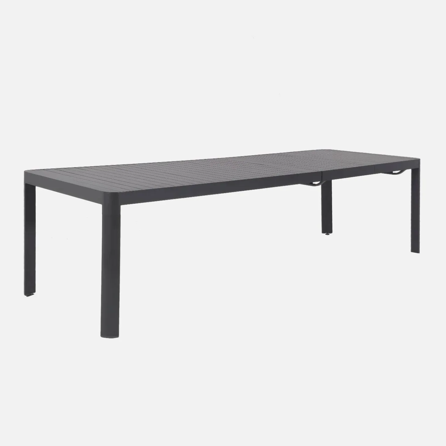 Uitschuifbare tuintafel 6-10 plaatsen aluminium