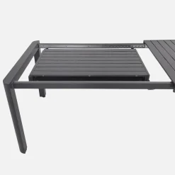 Uitschuifbare tuintafel 6-10 plaatsen aluminium