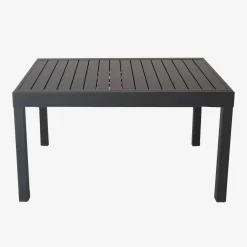 Uitschuifbare tuintafel 8 plaatsen aluminium