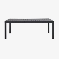 Uitschuifbare tuintafel 10-12 plaatsen aluminium
