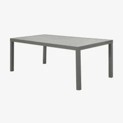 Uitschuifbare tuintafel 10-12 plaatsen aluminium