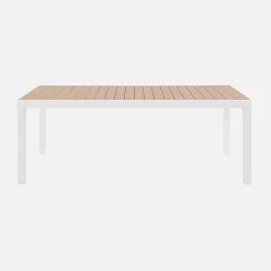 Uitschuifbare tuintafel 10-12 plaatsen aluminium