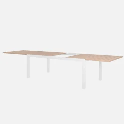 Uitschuifbare tuintafel 10-12 plaatsen aluminium