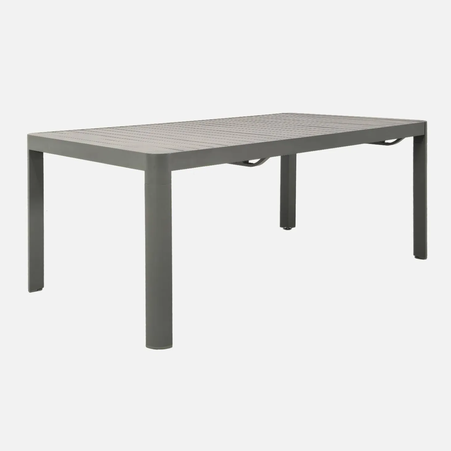 Uitschuifbare tuintafel 6-10 plaatsen aluminium