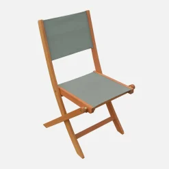 Uitschuifbare tuintafel van hout met 12 stoelen