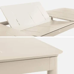 Uitschuifbare tuintafel van aluminium, 8 personen