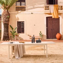 Uitschuifbare tuintafel van aluminium, 8 personen
