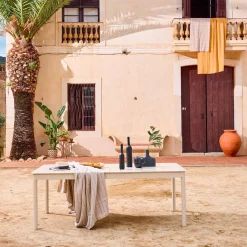 Uitschuifbare tuintafel van aluminium, 8 personen