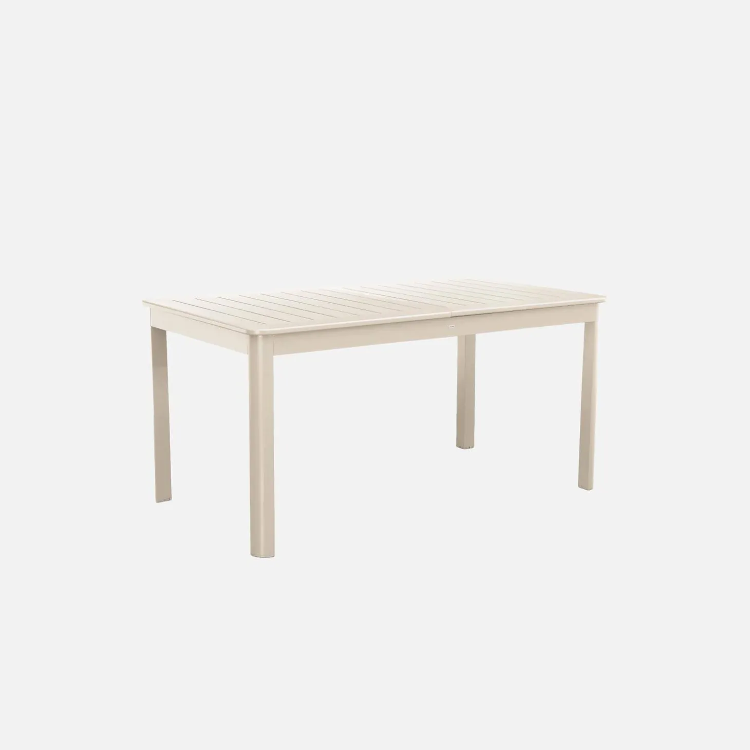 Uitschuifbare tuintafel van aluminium, 8 plaatsen