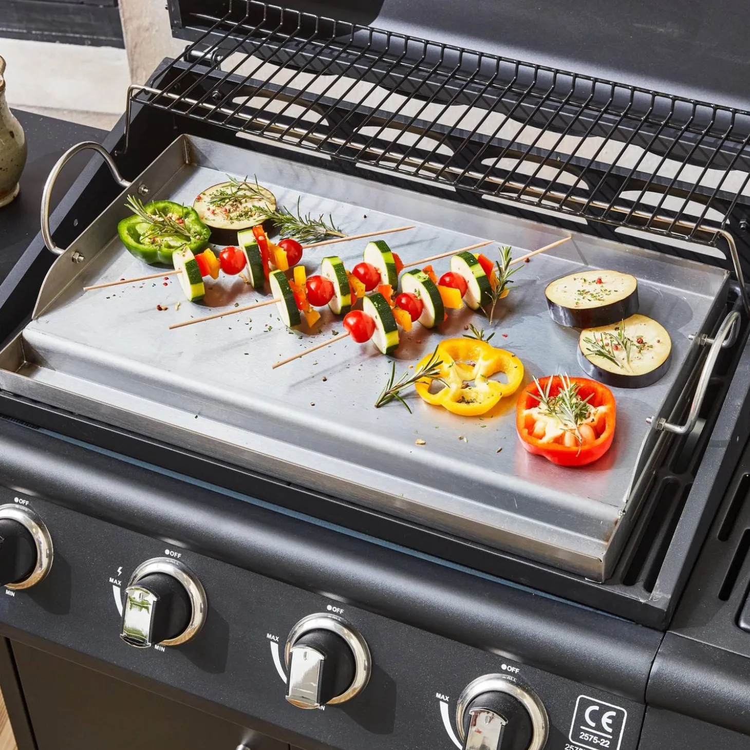 Universele bakplaat voor barbecue, 55cm