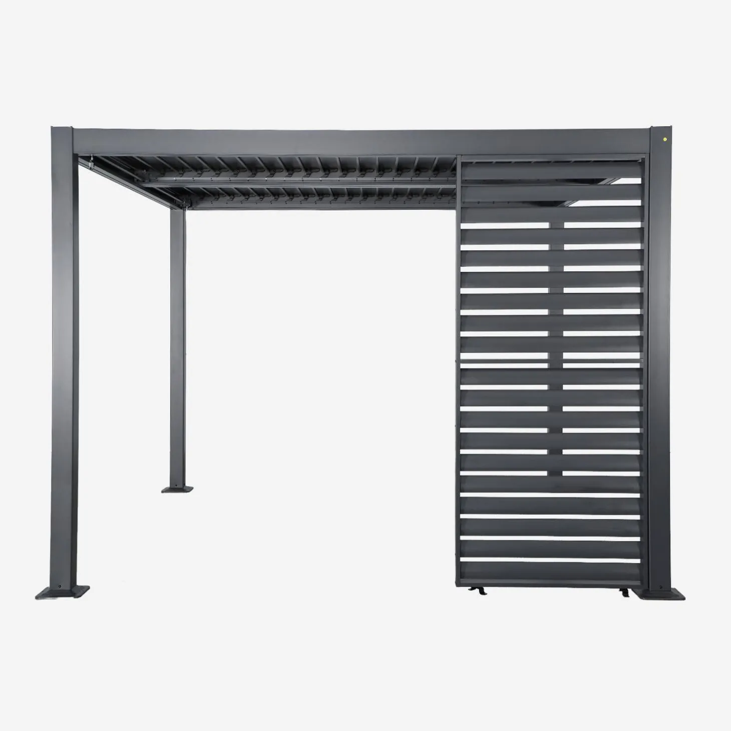 Vaste lamellenwand 100cm voor Palace pergola
