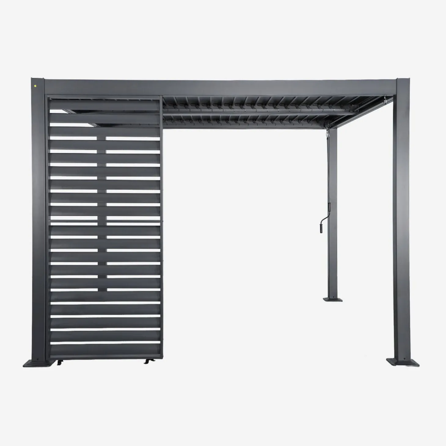 Vaste lamellenwand 100cm voor Palace pergola