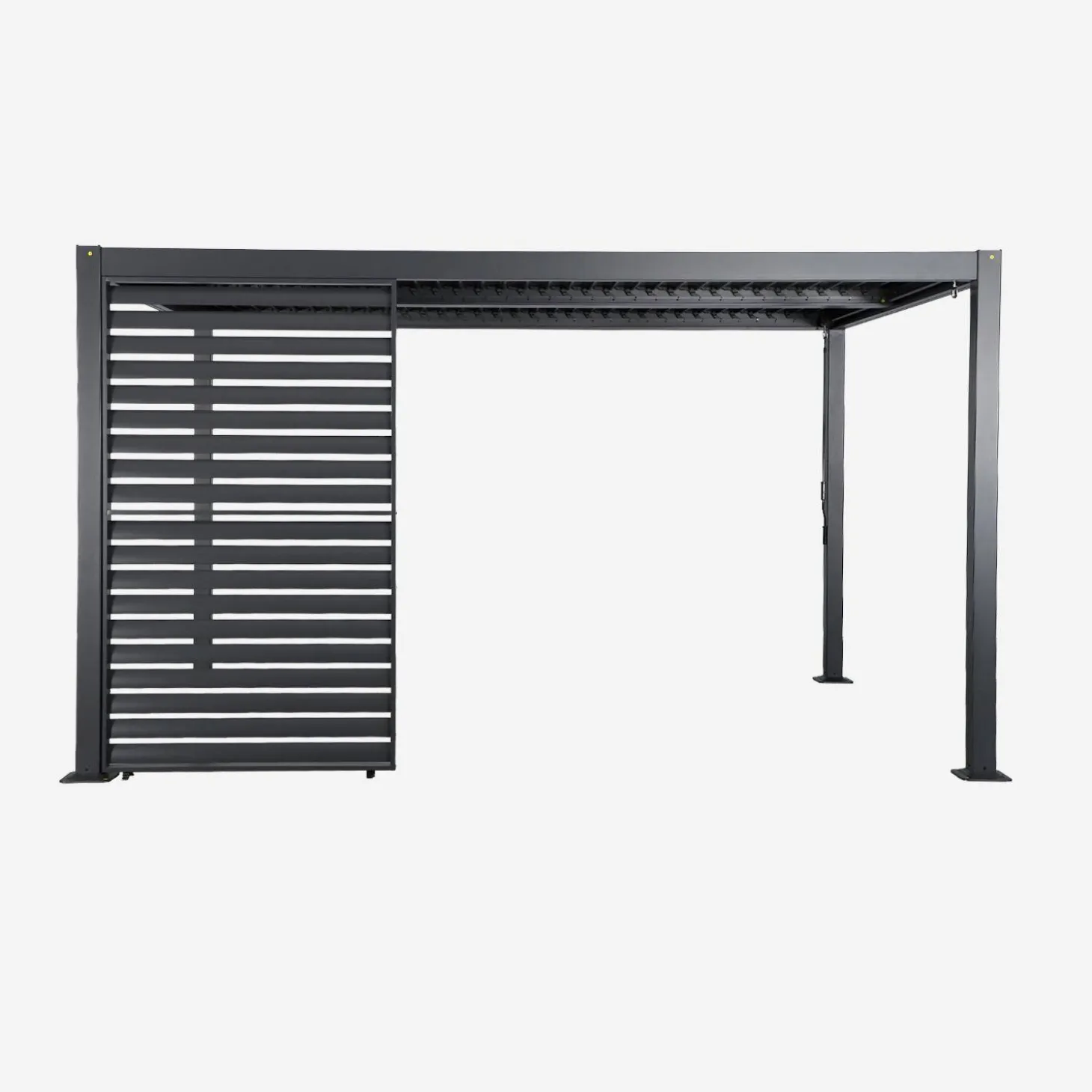 Vaste lamellenwand 130cm voor Palace pergola