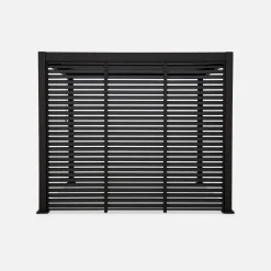 Vaste lamellenwand 100cm voor Triomphe pergola