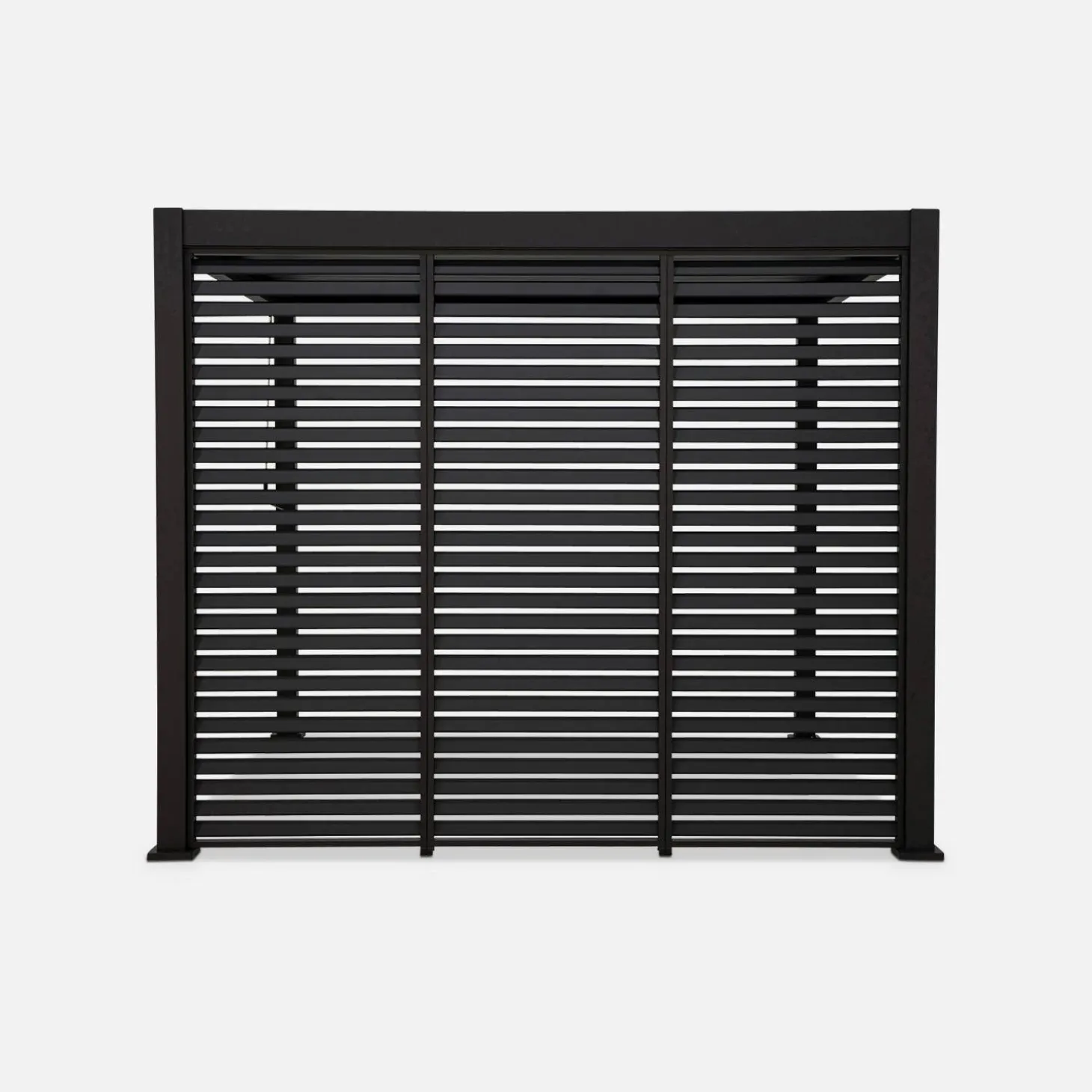 Vaste lamellenwand 100cm voor Triomphe pergola
