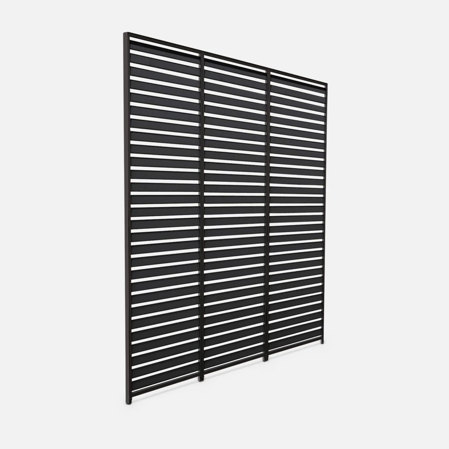 Vaste lamellenwand 100cm voor Triomphe pergola
