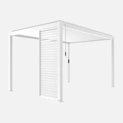 Vaste lamellenwand 100cm voor Triomphe pergola