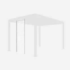 Vaste lamellenwand 100cm voor Triomphe pergola