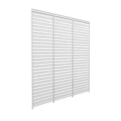 Vaste lamellenwand 130cm voor Triomphe pergola