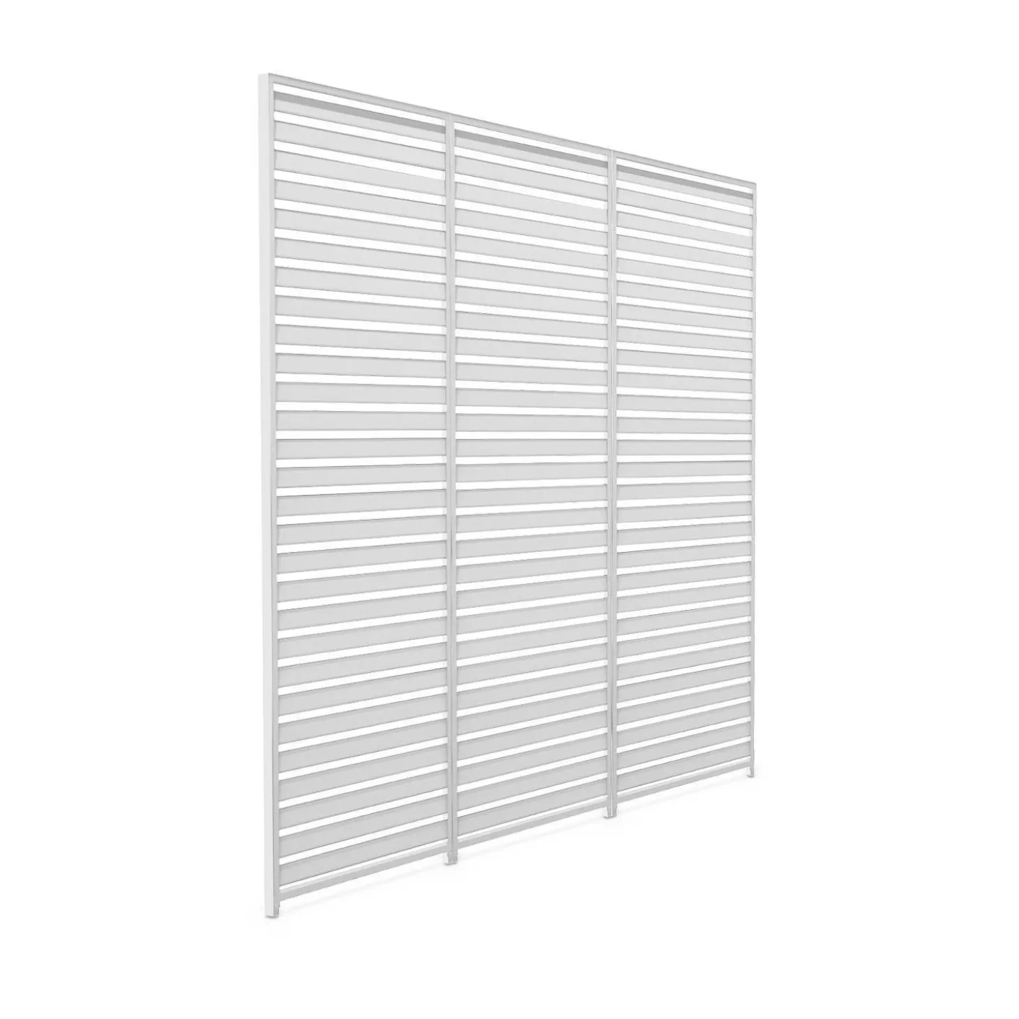 Vaste lamellenwand 130cm voor Triomphe pergola