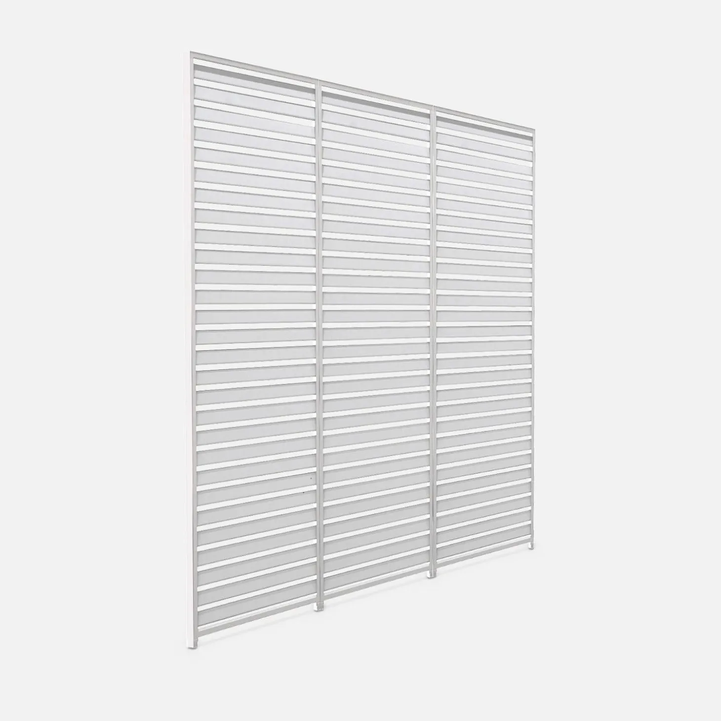 3 vaste lamellenwanden 130cm voor Triomphe pergola