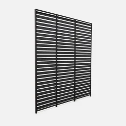 3 vaste lamellenwanden 100cm voor Triomphe pergola