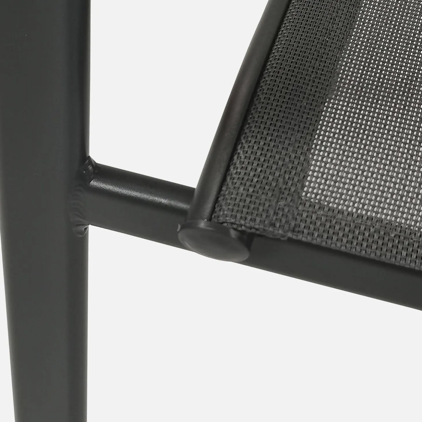 Verlengbare tuintafel met 10 stoelen van aluminium en textileen