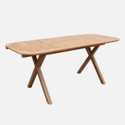 Verlengbare tuintafel van acaciahout voor 4-6 personen