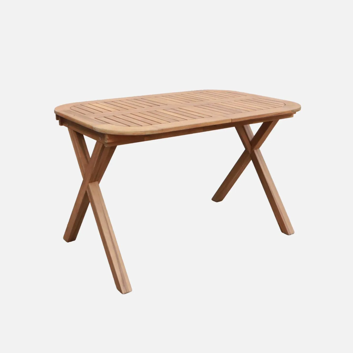 Verlengbare tuintafel van acaciahout voor 4-6 personen