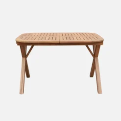 Verlengbare tuintafel van acaciahout voor 4-6 personen