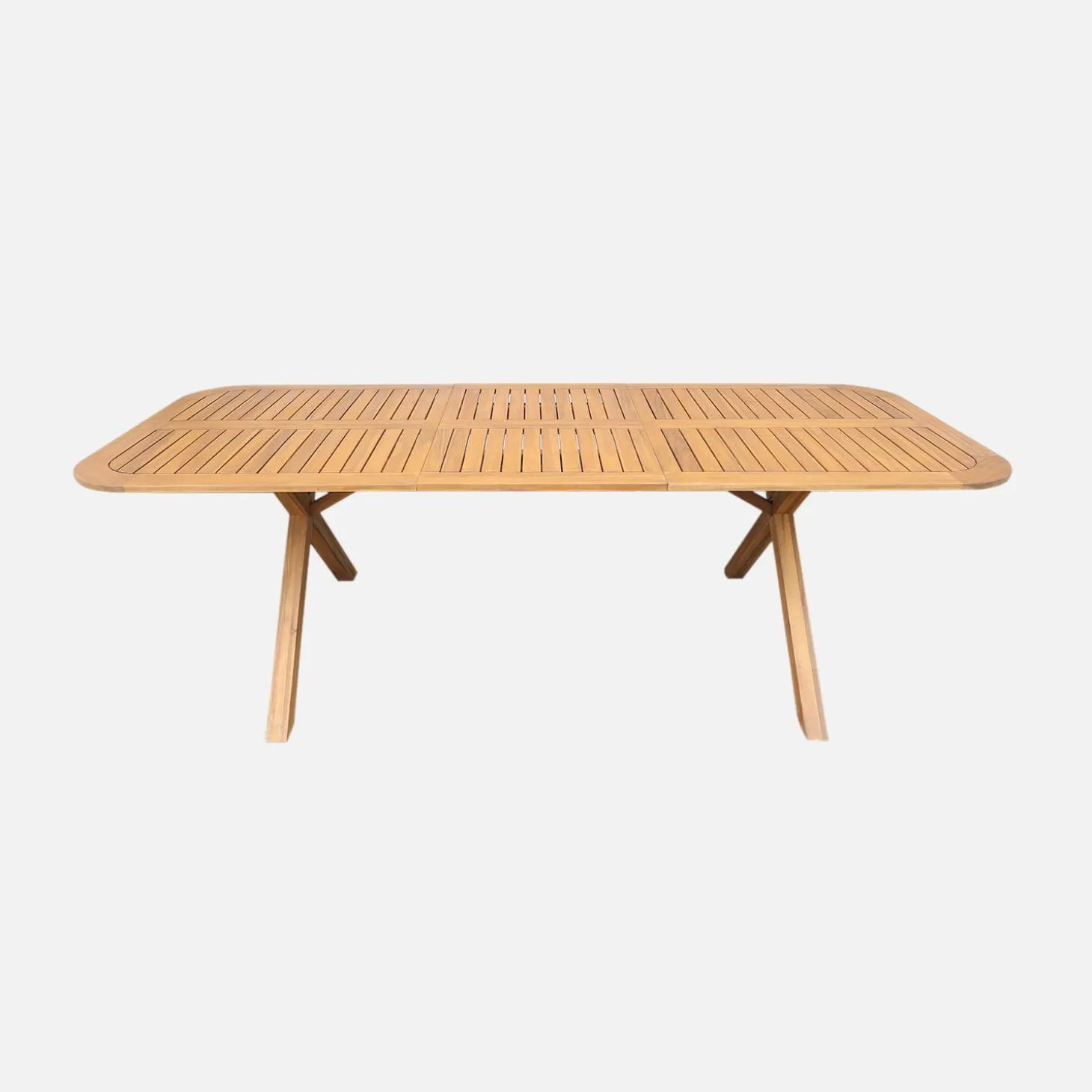 Verlengbare tuintafel van acaciahout voor 6-8 personen