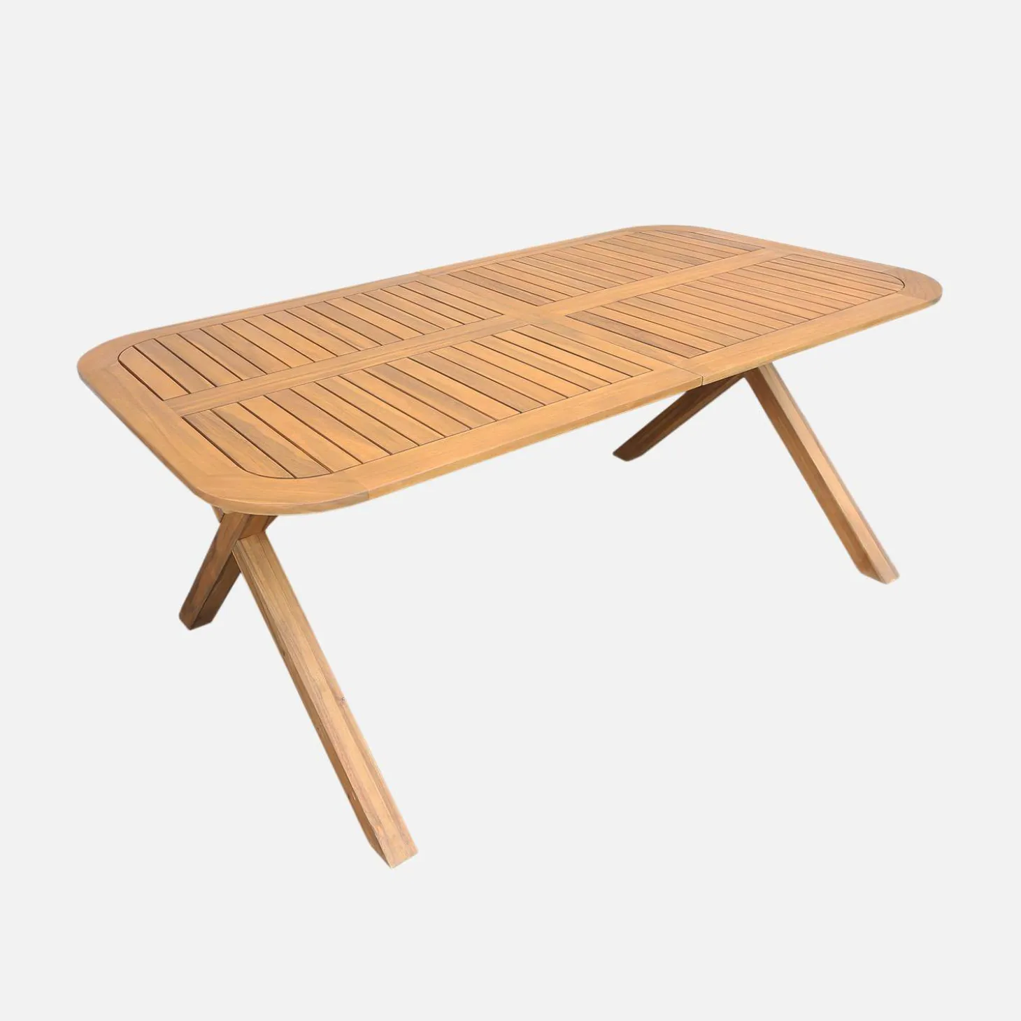 Verlengbare tuintafel van acaciahout voor 6-8 personen