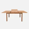 Verlengbare tuintafel voor 4-6 personen van eucalyptushout
