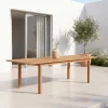 Verlengbare tuintafel voor 6-8 personen van eucalyptushout
