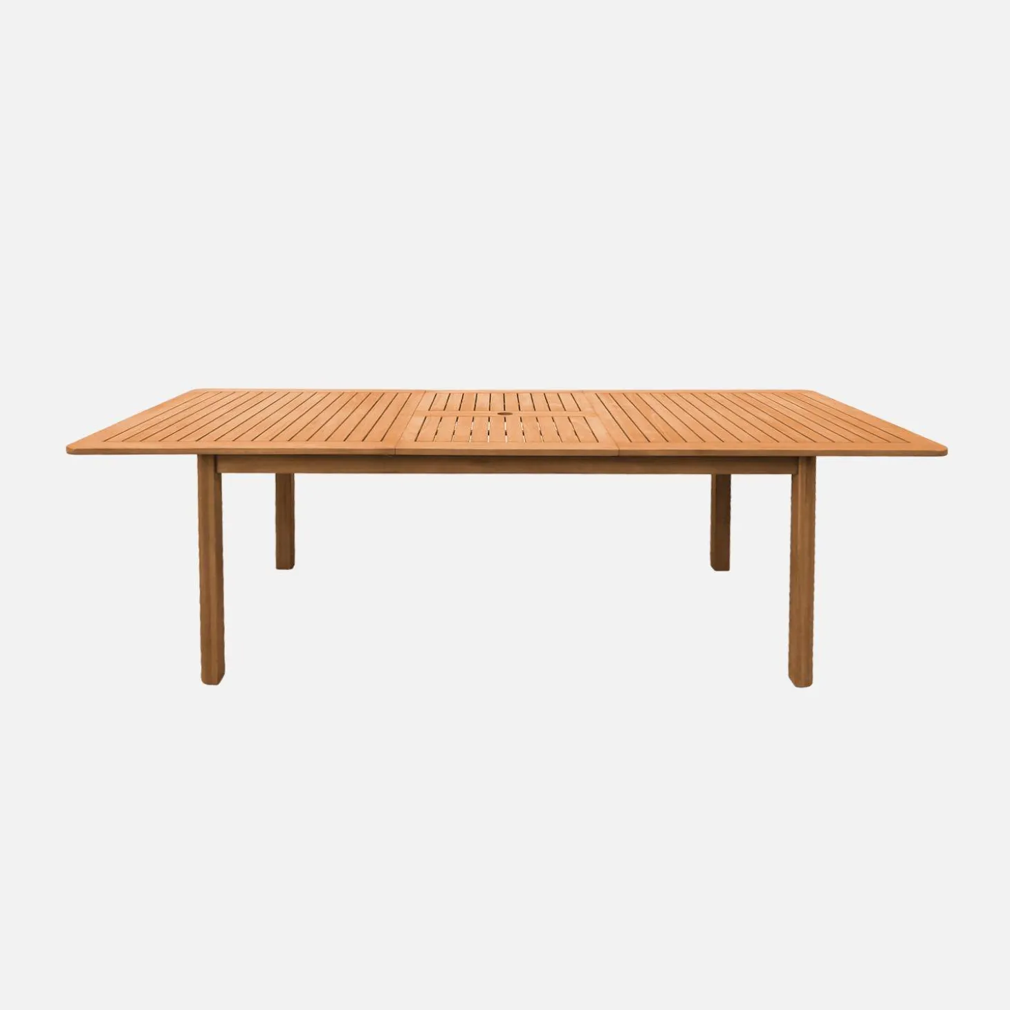 Verlengbare tuintafel voor 6-8 personen van eucalyptushout