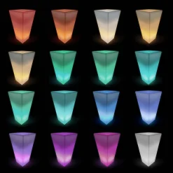 Verlichte bloempot LED 75cm
