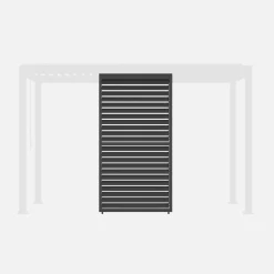 Verstelbare lamellenwand 130cm voor Triomphe pergola