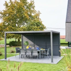 Verstelbare lamellenwand 130cm voor Triomphe pergola