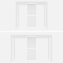 Verstelbare lamellenwand 100cm voor Triomphe pergola