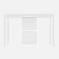 Verstelbare lamellenwand 130cm voor Triomphe pergola