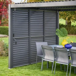 Verstelbare lamellenwand 100cm voor Palace pergola