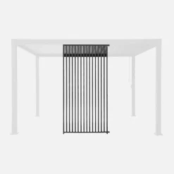 Verticale lamellenwand 130cm voor Triomphe pergola